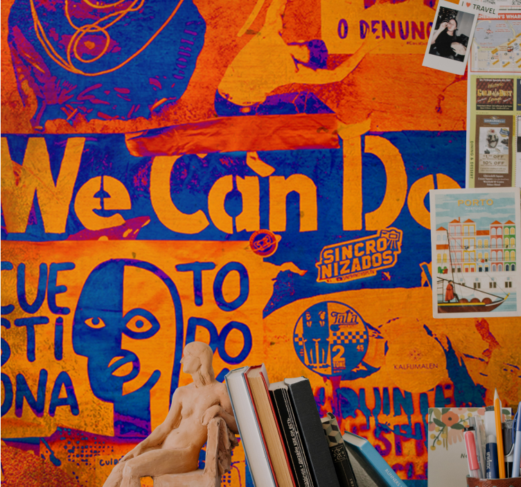 Fototapete graffiti ermächtigte ausdruckskraft - TenStickers