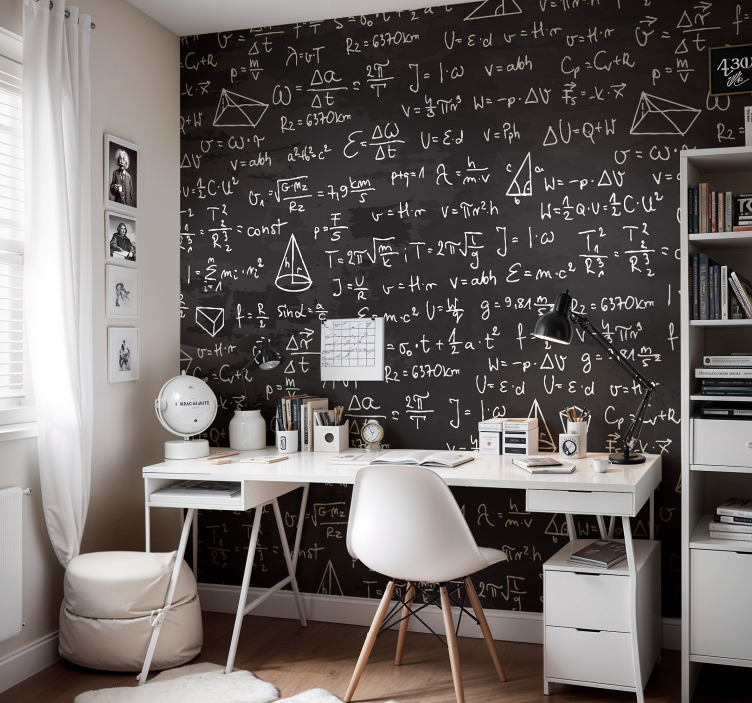 Fototapete Jugendzimmer Mathematik Formeln - TenStickers