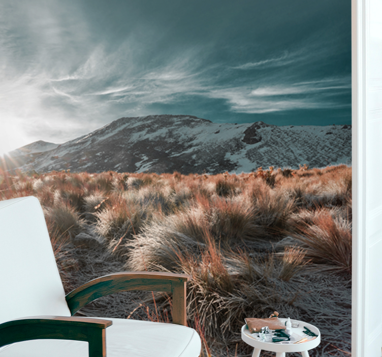 Fototapete landschaft bergmorgen szenario - TenStickers