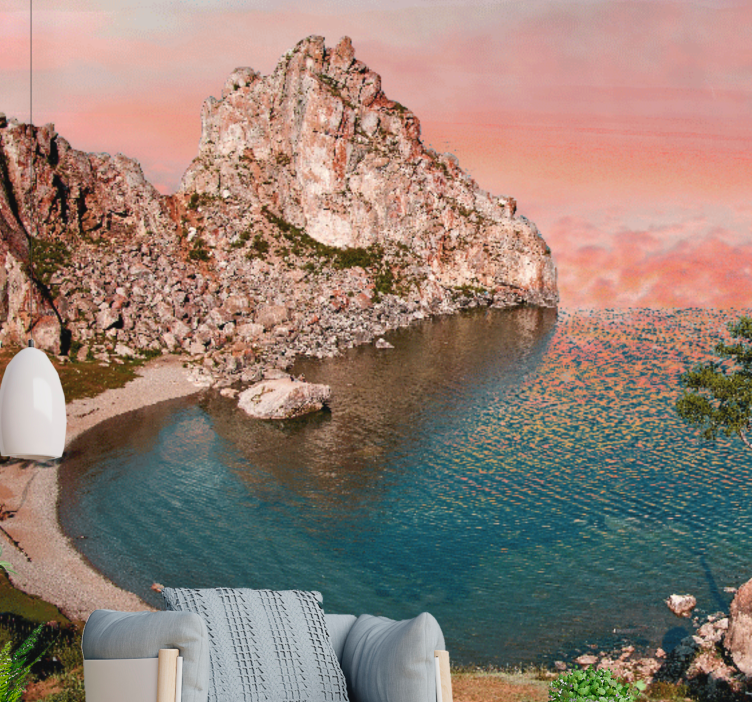 Fototapete landschaft ruhige ozeanperspektive - TenStickers