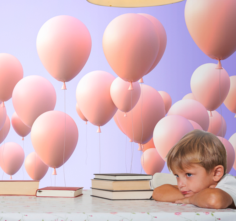 Fototapete liebe freude mit ballonmomenten - TenStickers