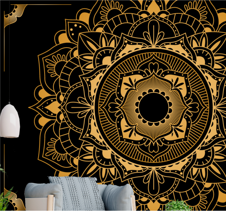 Fototapete mandala elegantes mandala design - TenStickers