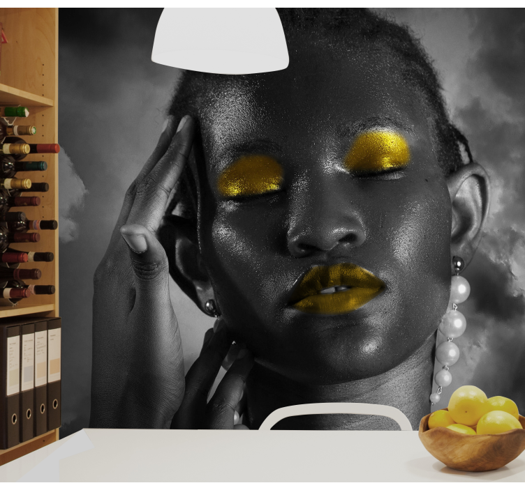 Fototapete Menschen auffallendes schönheitsporträt - TenStickers