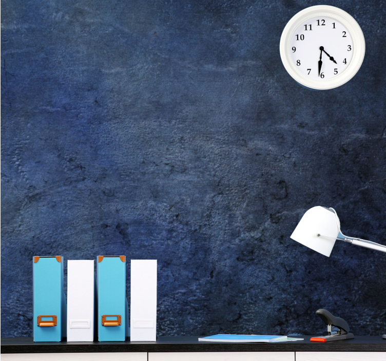 Fototapete Muster tiefes blau - TenStickers