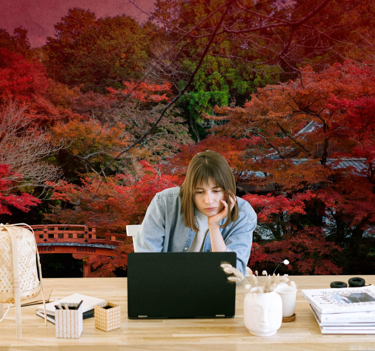 Fototapete natur herbstliche ruhe - TenStickers