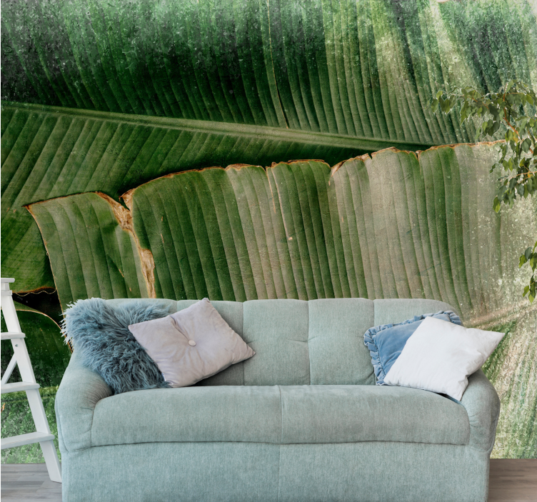 Fototapete natur mit lebendigem laub und tieren - TenStickers