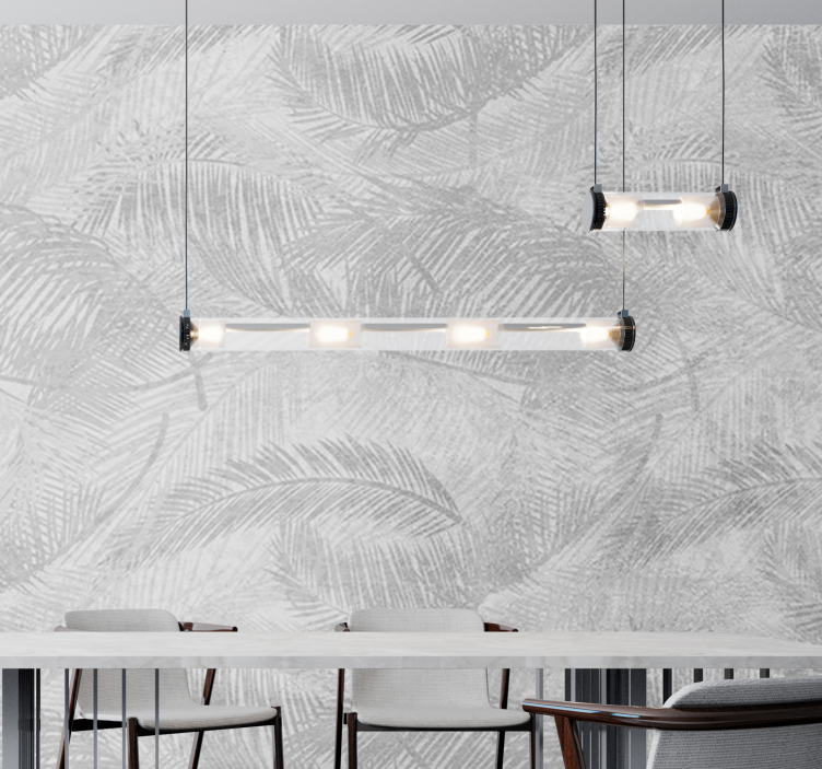 Fototapete natur mit stilvollen blattmustern - TenStickers