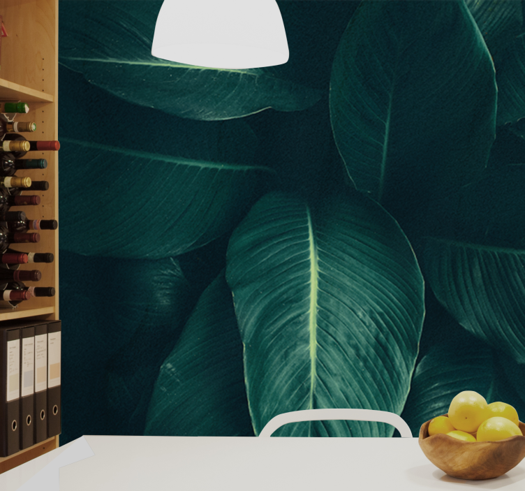 Fototapete natur üppige blätterstruktur - TenStickers