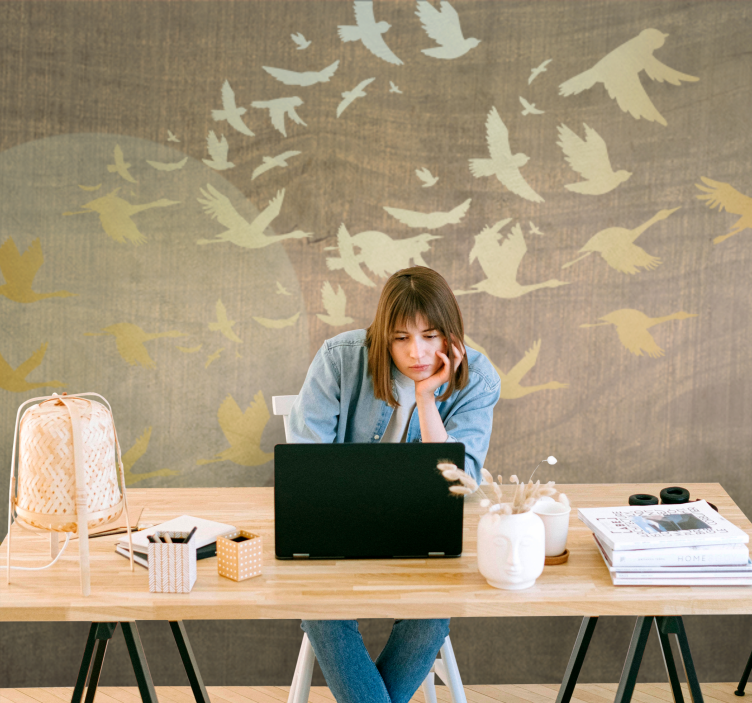 Fototapete natur vögel im flug - TenStickers