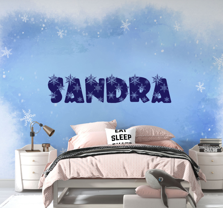 Fototapete personalisiert individuelle namenserstellung - TenStickers