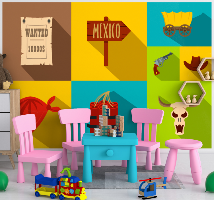 Fototapete kinderzimmer mexiko thema gewünscht - TenStickers