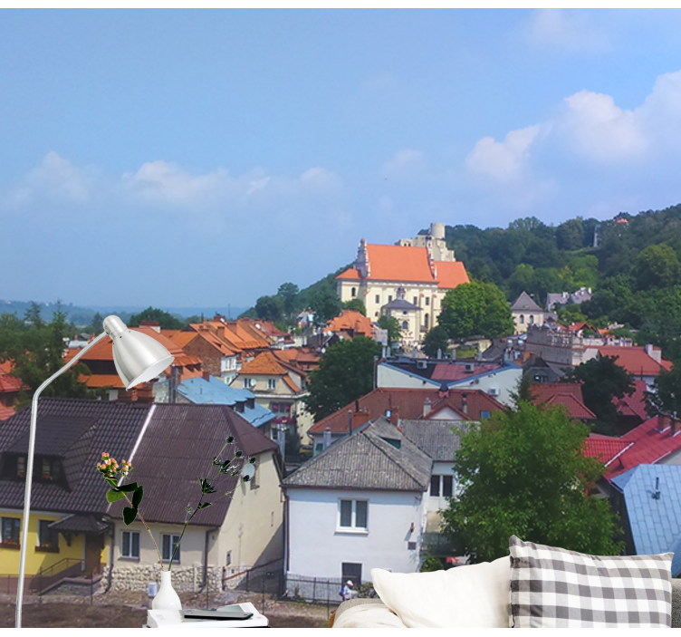 Fototapete Städte charmantes ländliches dorf - TenStickers