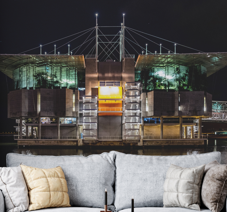 Fototapete Städte futuristische stadtarchitektur - TenStickers