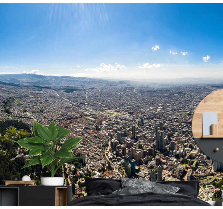 Fototapete Städte stadtbild von bogotá - TenStickers