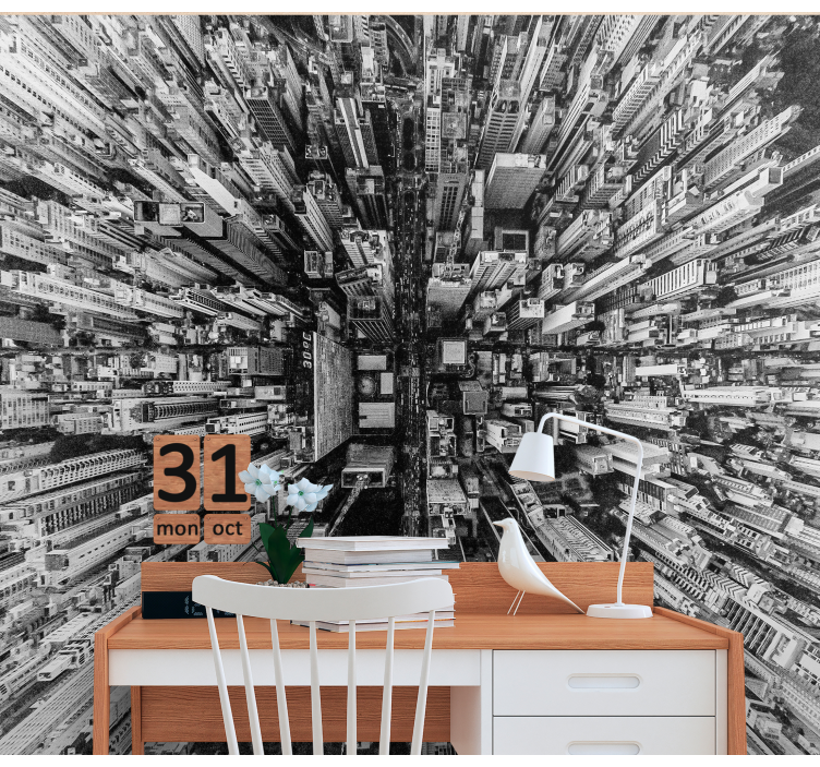 Fototapete Städte städtische luftlandschaft - TenStickers