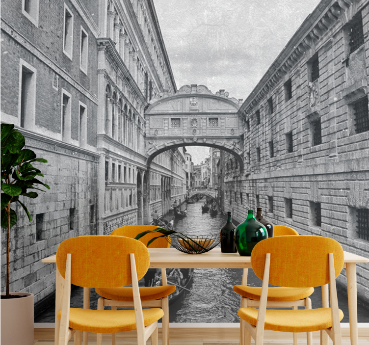 Fototapete städte venezianischer wasserweg blick - TenStickers