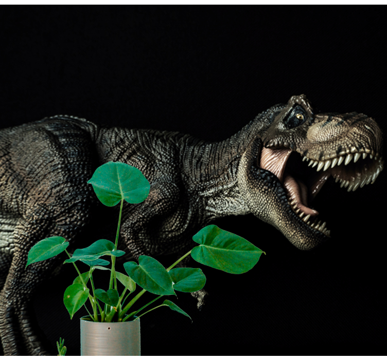 Fototapete Tiere dinosaurier und pflanzen - TenStickers