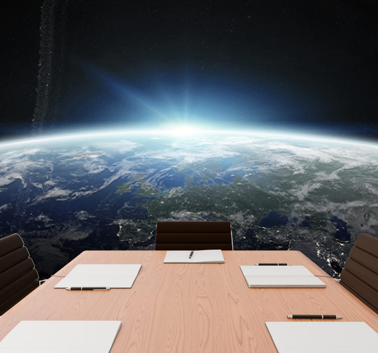 Fototapete Weltraum erdperspektive - TenStickers