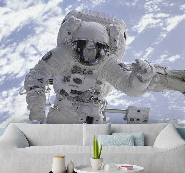 Fototapete weltraum astronaut im orbit - TenStickers