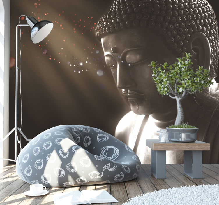 Meditation Buddha Zen Fototapete - TenStickers