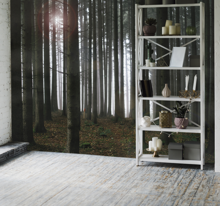 Waldlandschaft Wandtapete - TenStickers