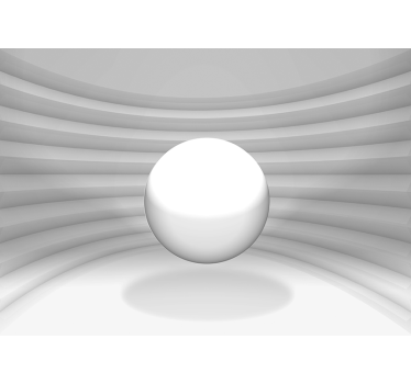 3D Tapete sphärische optische Täuschung - TenStickers