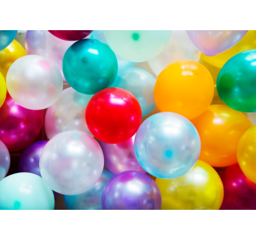 Fototapete 3D Kinder bunte Ballons - TenStickers