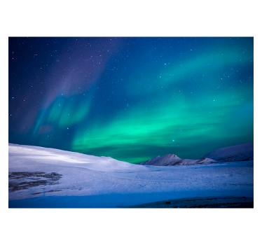 Fototapete Himmel aurora nachthimmel - TenStickers