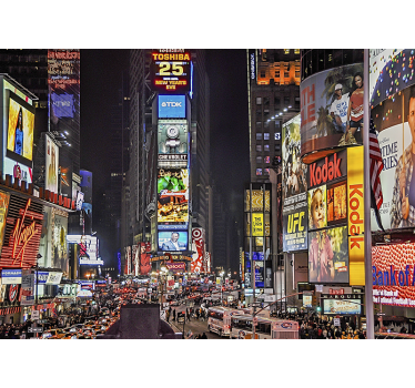Times Square New York Tapete jugendzimmer - TenStickers