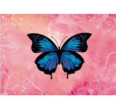 Fototapete Jugendzimmer Schmetterling - TenStickers