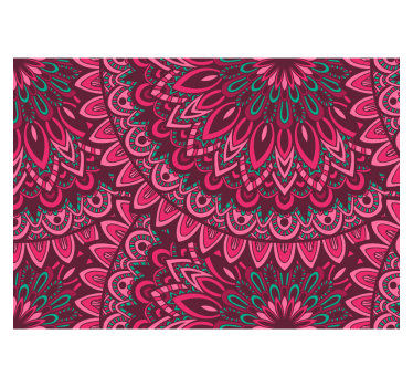 Fototapete Mandala Blumendesign - TenStickers