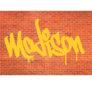 Fototapete graffiti mit graffiti text kunst - TenStickers