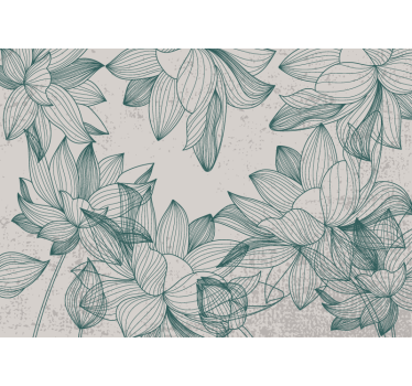 Fototapete Magnolien elegantes blumendesign - TenStickers