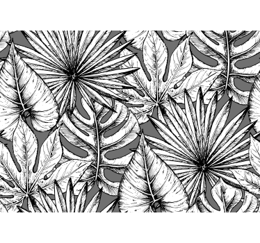 Fototapete baum mit filigranem blattdesign - TenStickers