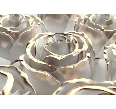 Fototapete Rosen elegante rosenformation - TenStickers