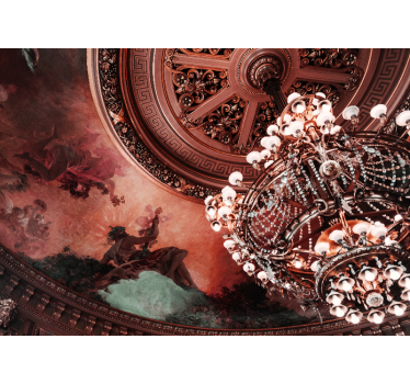 Weiterre Fototapeten opulentes kronleuchterdetail - TenStickers