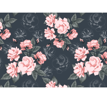 Fototapete blumen elegante rosenblüten - TenStickers