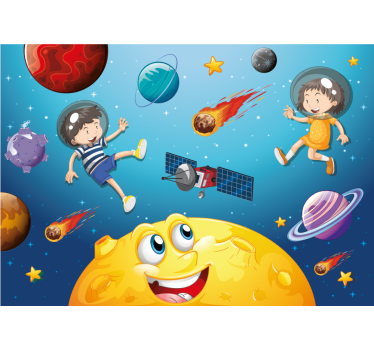 Fototapete fantasie raumabenteuer reise - TenStickers