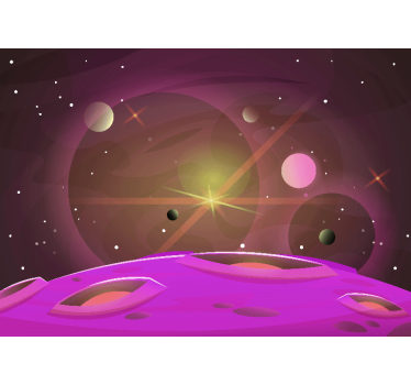 Fototapete weltraum kosmische himmelsansicht - TenStickers
