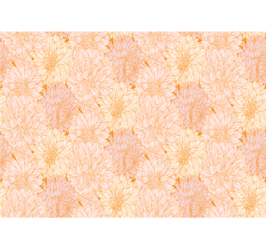 Fototapete blumen zartes blumenmuster - TenStickers