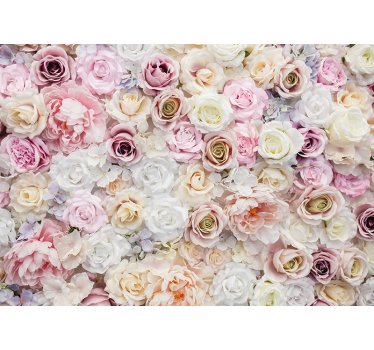 Fototapete blumen rosenblüten kollektion - TenStickers