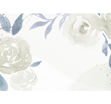 Fototapete Blumen elegantes abstraktes design - TenStickers