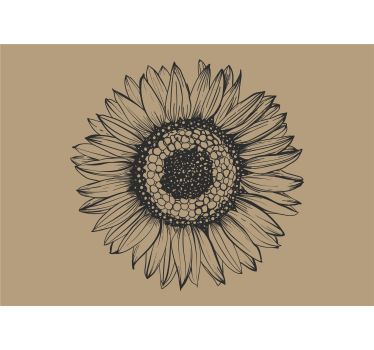 Fototapete blumen sonnenblumen design - TenStickers