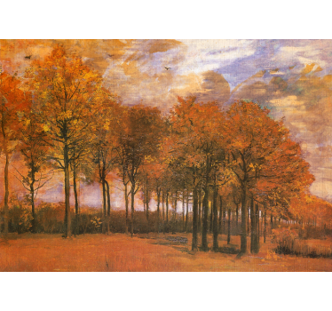 Fototapete landschaft herbstwald szenerie - TenStickers