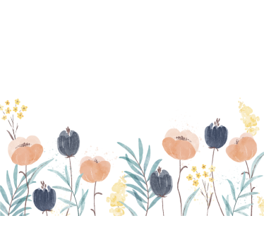 Fototapete blumen freude an blumenkomposition - TenStickers