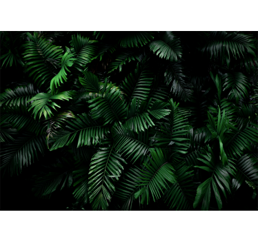 Fototapete dschungel lebhaftes grünes laub - TenStickers