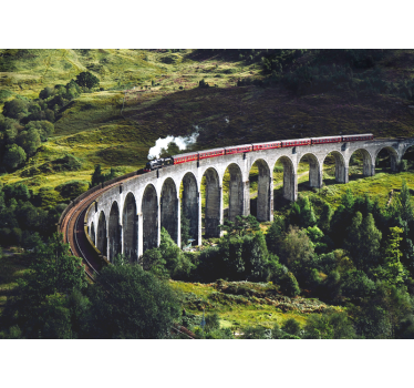 Fototapete städte ikonische eisenbahnbrücke - TenStickers
