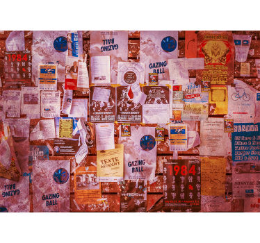 Fototapete graffiti urbane collage poster - TenStickers