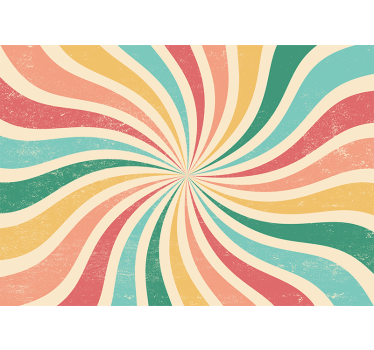 3d tapete spiral farbwellen - TenStickers