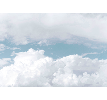 Fototapete Baby Weiße flauschige wolken - TenStickers